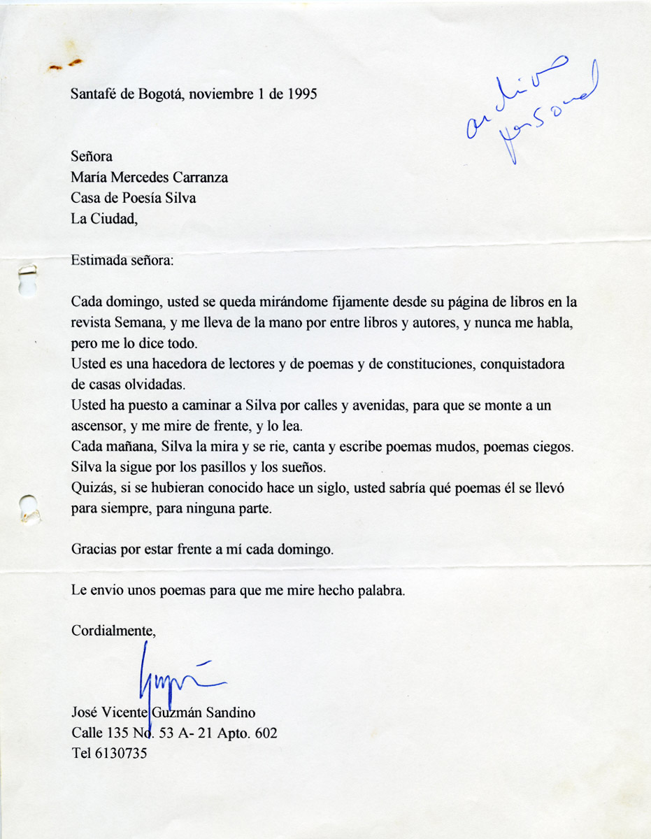 José Vicente Guzmán Sandino a MMC (1995)